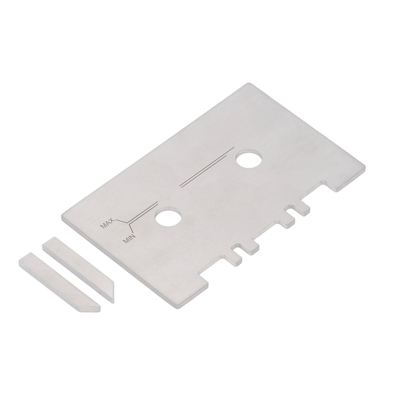 1 Set Head and Guide Gauge, Cassette Head and Guide Gauge Set for Student for for TEAC for BASF for Nagar Mechanical Alignment High Accuracy with Check