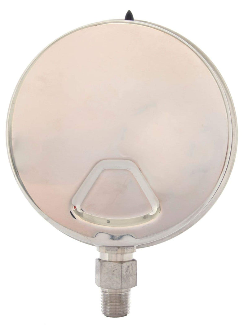 4" All Stainless Steel Oil Filled Pressure Gauge - 1/4" NPT Lower Mount 160PSI ['0-160PSI']