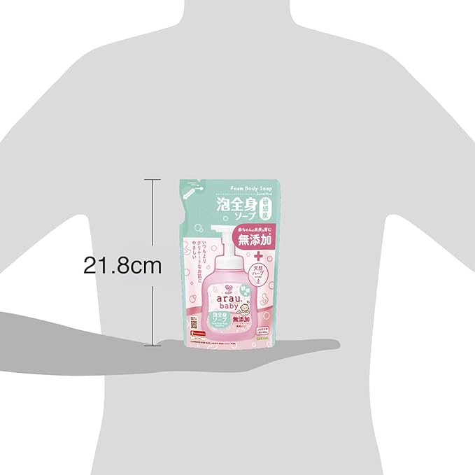 arau. Baby Full Body Foam Soap, Refill, Sensitive Skin, 13.5 fl oz (400 ml) - NewNest Australia