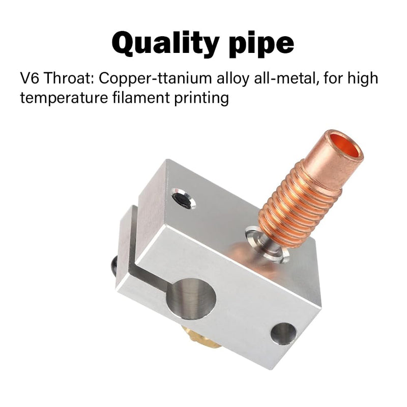 Hotend for Prusa I3 MK3 Print Head Printhead Heatsink Heat Break Extruder Kit with Extra 0.2MM 0.4MM 0.6MM Nozzles for Prusa I3 MK3/Prusa I3 MK3S+ 3D Printer Hotend Replacement Hotend for I3 MK3
