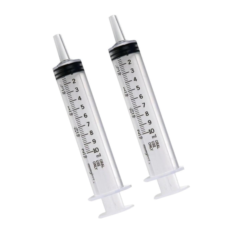 Graduated Oral Syringe 10 ml & Medicine Dropper 5 ml for Infants, Toddlers and Administer Food & Medicine to Your Small Pets