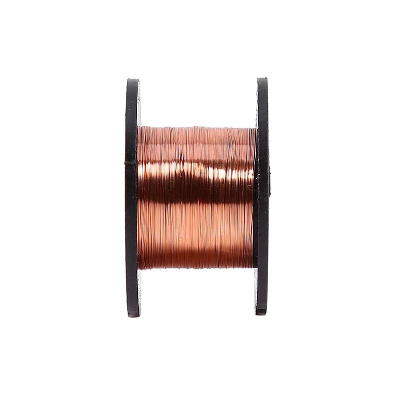 Maxmartt 0.1mm Copper Wire, 5Pcs Enameled Wire Roll, Winding Magnet Copper Solder Wire Length 15m
