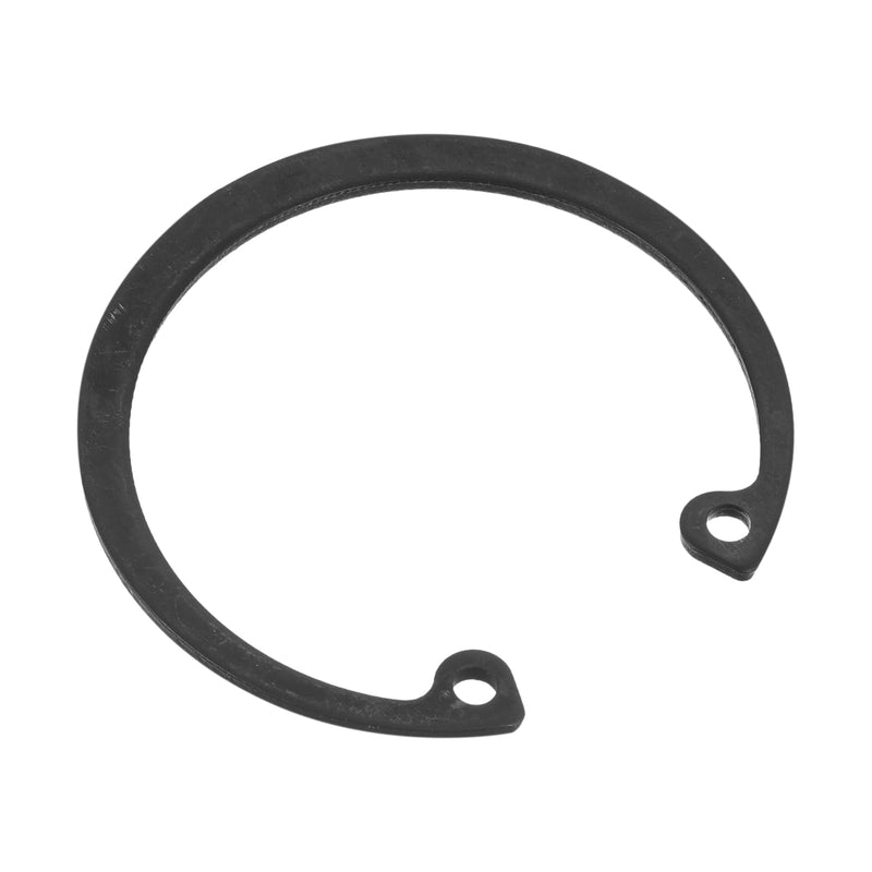 uxcell 20Pcs 50mm Internal Retaining Ring Circlip, 65 Mn Metal Internal Circlip Snap Rings C-Clips for Grooved Shafts Studs, Black 20
