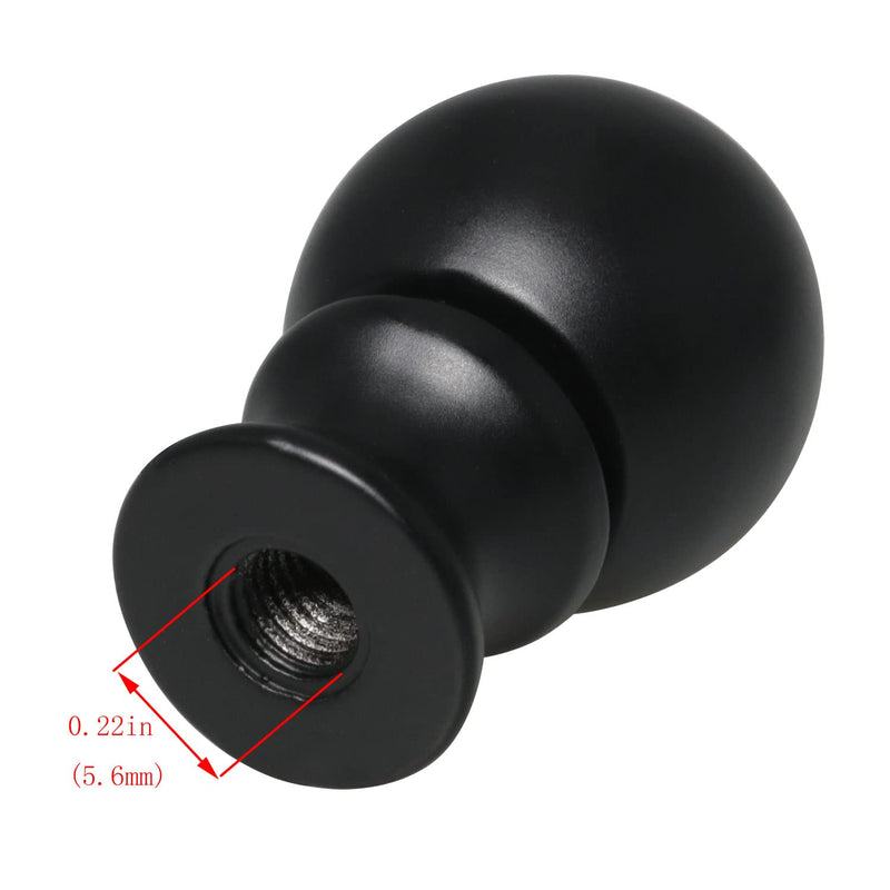 1-1/2 Inch Lamp Finial Oil Rubbed Black Steel Ball Knob Lamp Shade Finial Lamp Shades Finials Cap Knob Lamp Decoration for Lamp Harp Holder