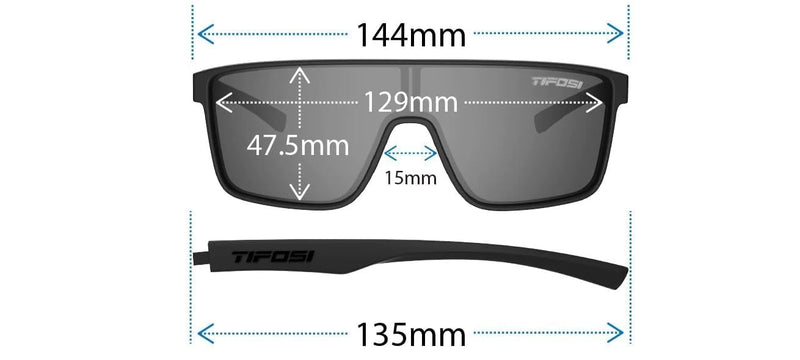 Tifosi Sanctum Sunglasses, Ideal For Cycling, Golf, Hiking, Running, Tennis & Pickleball, Lifestyle Satin Clear (Clear Lens)