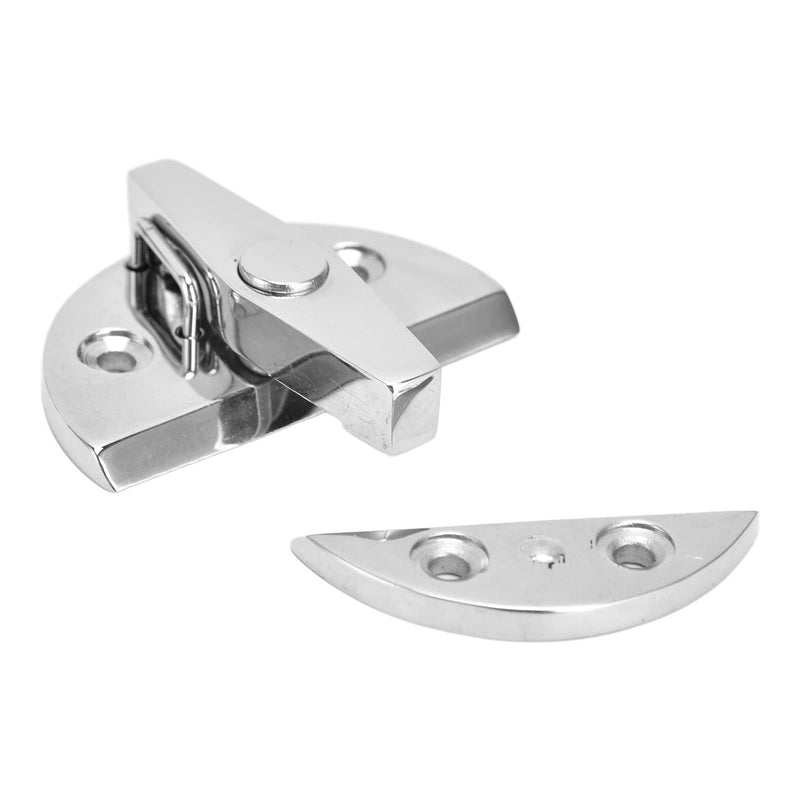 Hilitand Boat Door Cabinet Hatch Round Turn Button Catch Marine Hinge 316 Stainless Steel, Marine Hardware Accessories