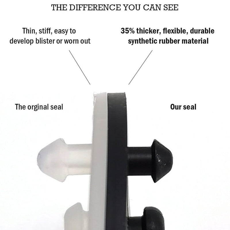 2nd Gen Replacement Seals for 7381424-100.0070A American Standard VorMax Silicone Flappers, Upgraded Material and Packing (2 Pack to Fix 1 Toilet) 2 Pack to Fix 1 Toilet