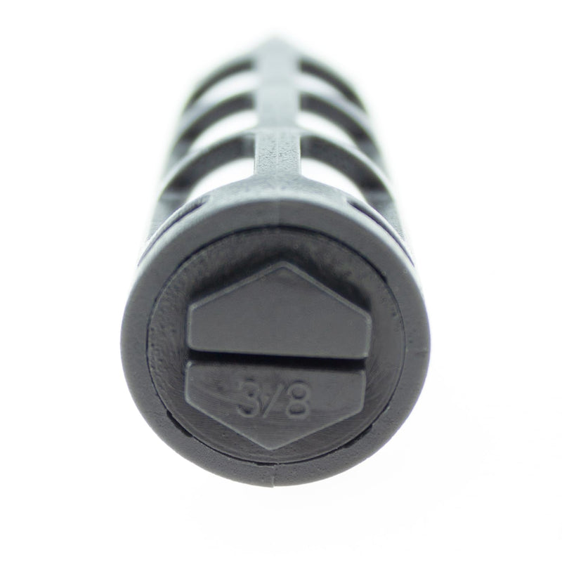 TAODAN 7pcs Plastic Exhaust Air Silencer, 3/8" Air Line Pneumatic Muffler Black Air Compressor Fitting 3/8 inch 7pcs