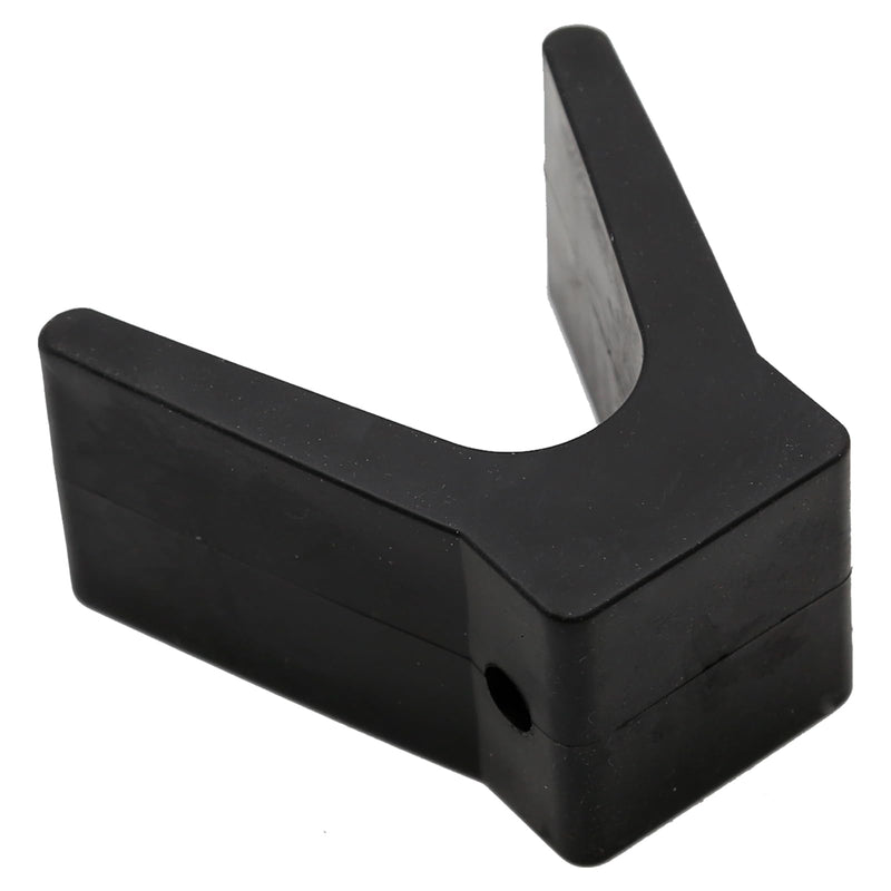 Viknman 2" V-Span Boat Trailer Bow Stop Block Trailer Rubber Bow Stop Boat Trailer V-Guide Non Marking Polyurethane 1/2" Mounting Hole Diameter