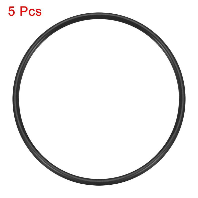 uxcell Nitrile Rubber O-Rings 60mm OD 54mm ID 3mm Width, Metric Sealing Gasket for Automotive Machine Plumbing, Pack of 5 54x60x3mm