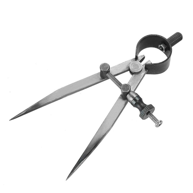 Spring Caliper Flat Leg Divider, Compass Divider Caliper Measuring Compass Drawing for Jewelry Toolmaker Precision Angle Divider Adjustable Craft Tool