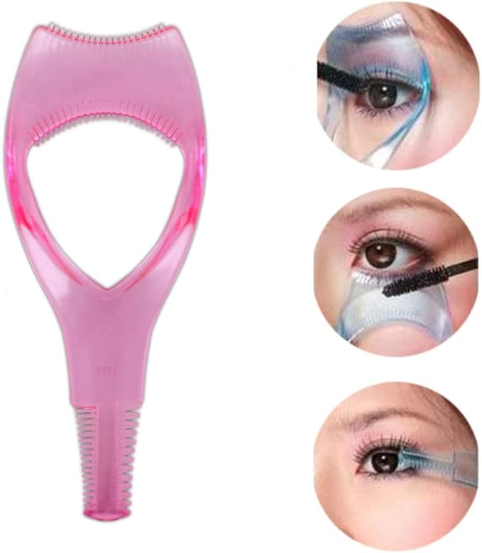 Itisyou Mascara Guard Eyelash Comb Mascara Comb Mascara Guard 3 in 1 Eyelash Assist Eyelash Applicator 2 Pack - NewNest Australia