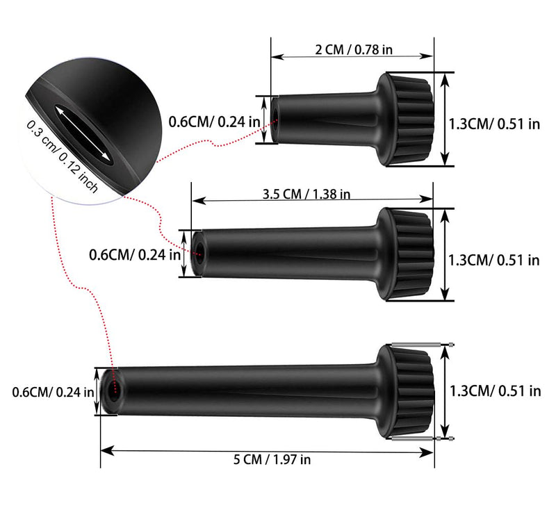 3 Assorted Size E26 Lamp Turn Knob On/Off Replacement, Light Lamp Turn Switch Knobs Socket Knob (6PCS-20MM+35MM+50MM)