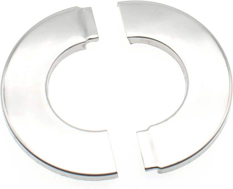 4.0" Stainless Steel Wall Split Flange 2pcs Split Decorative Escutcheon Self-Adhesive Wall-mounted Water Pipe Cover Accessories 4.0 Inch