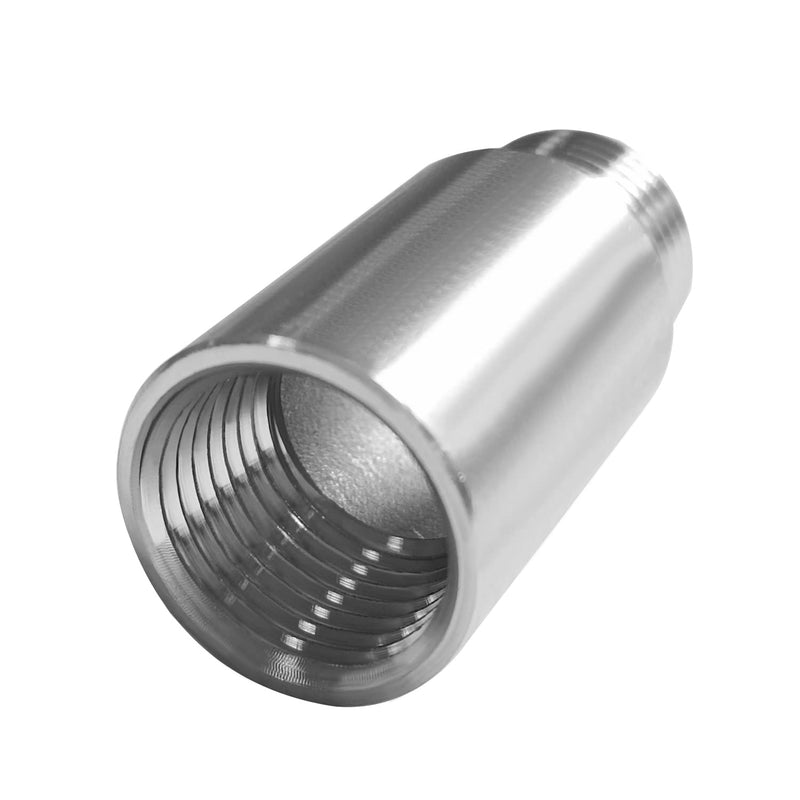 Beduan Stainless Steel Pipe Fittings, 1/2" NPT Male x 1/2" NPT Female Threaded, 2" Length Nipple Cast Pipe (Pack of 2) 2 Inch