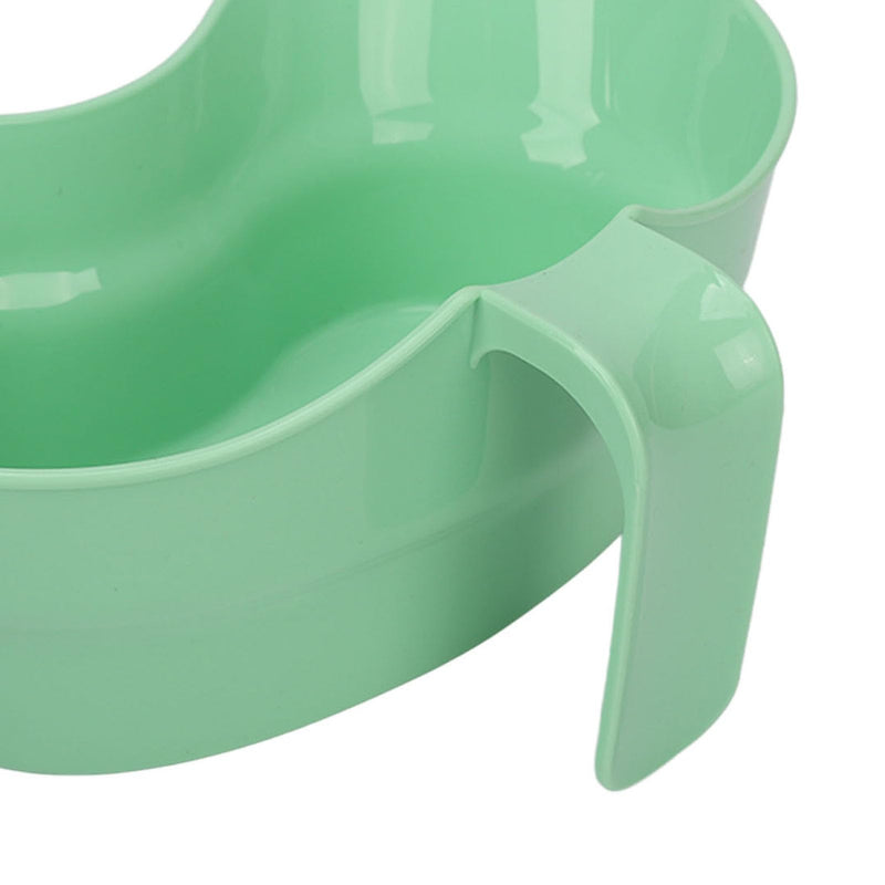 Dioche Oral Care Basin Cup, Inward Curved Unbreakable Large Diameter Vomit Bowl Tooth Brushing Tray for Elderly Bedridden 300ml
