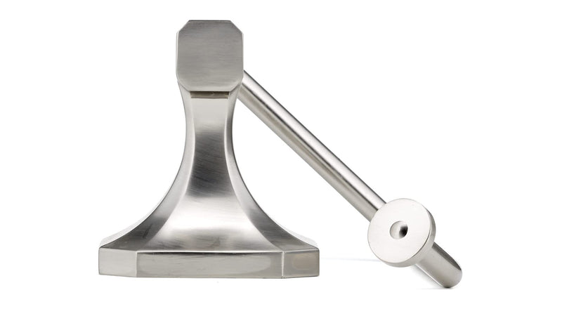 Richelieu Riviera Bathroom Toilet Paper Holder, Brushed Nickel