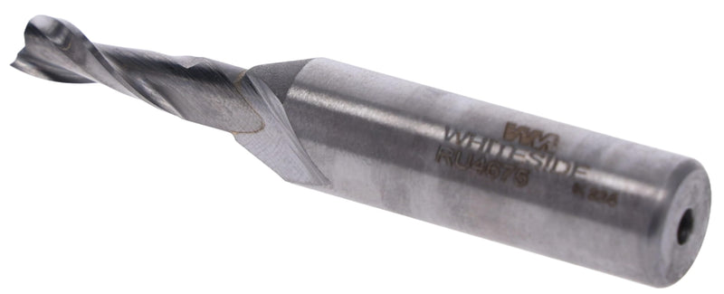 Whiteside Router Bits RU4675 Standard Spiral Bit with Up Cut Solid Carbide 1/4-Inch Cutting Diameter and 3/4-Inch Cutting Length
