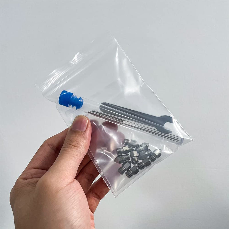 3D Printer Stainless Steel Extruder Nozzles Set, 10PCS Stainless Steel 0.4MM MK8 Nozzles, 5PCS 0.4MM Nozzles Cleaning Needles with Wrench for Makerbot Creality CR-10/Ender 3/3 V2/3 S1/5 Prusa i3