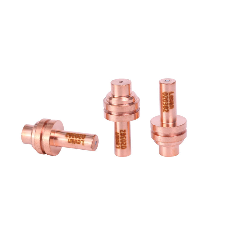 10Pcs 020382 Electrodes & 10Pcs 120504 Nozzle Tips Fit for Hypertherm PMX 350 380 Cutter 020382-120504