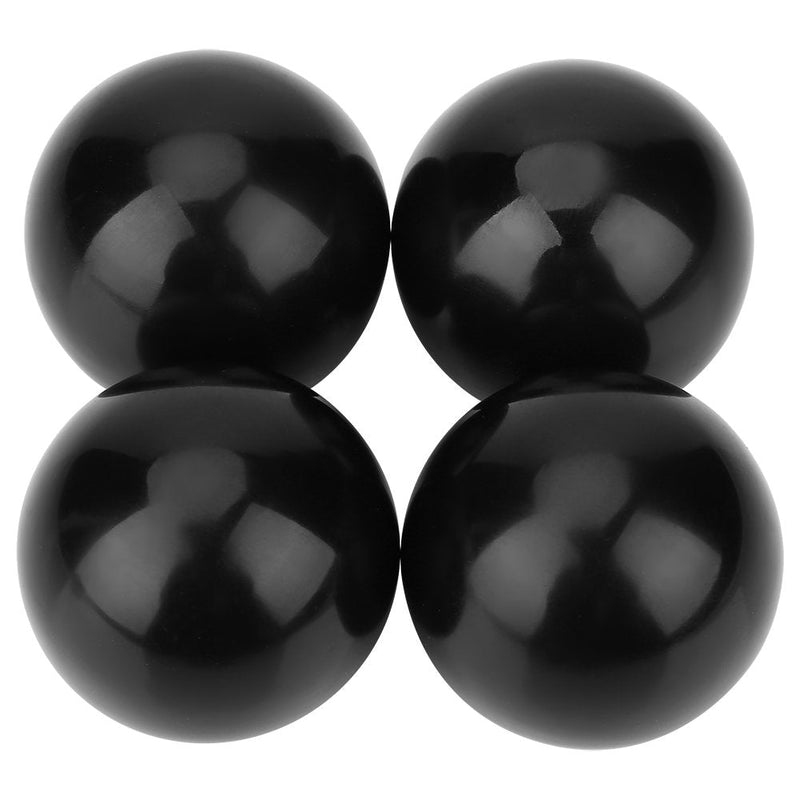 GOTOTOP Ball Lever Knob, 6Pcs Black Plastic Insulation Threaded 40mm Diameter Round Handle Ball Knob for Game for Machine Tools