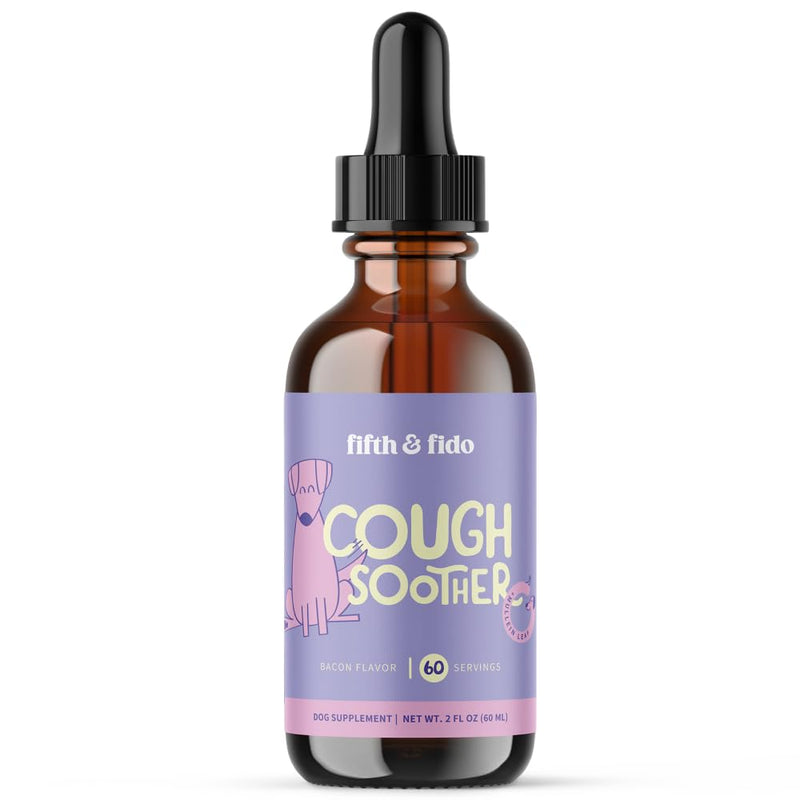 Dog Cough Treatment - Kennel Cough Treatment for Dogs - Gentle Dog Congestion Relief - Kennel Cough Treatment at Home - Natural Dog Cough Suppressant - Liquid Dog Cough Relief Bacon - PawsPlanet Australia