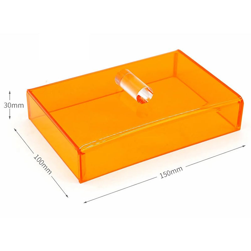 Dental Curing Light Protector Box Dental Ultraviolet Cover Orange (Large) Large