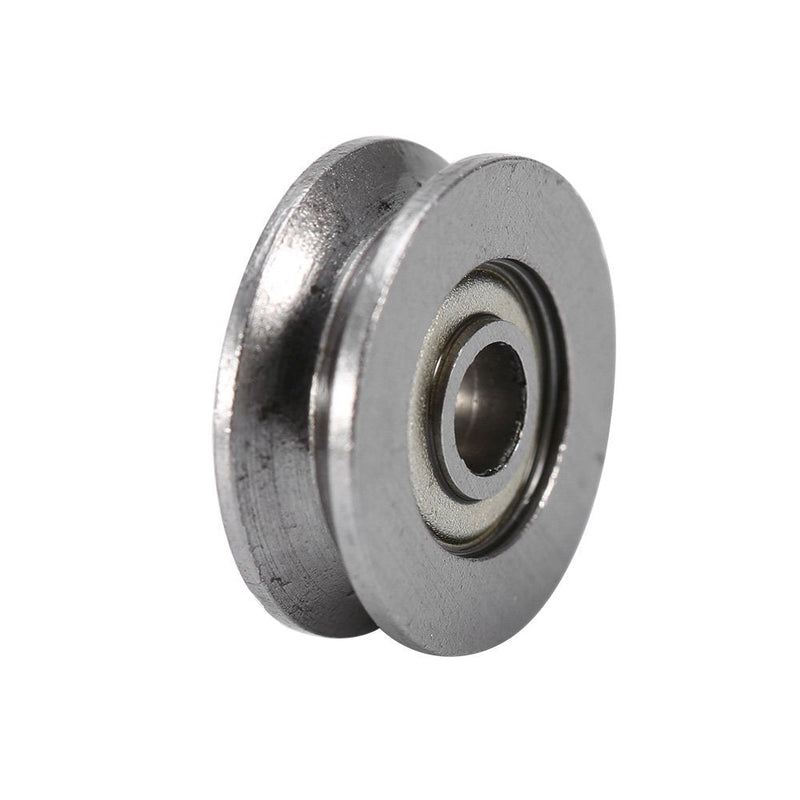 20pcs V623ZZ Miniature Steel V- Pulley Rail Ball Bearing Miniature Pulley Bearing Pulley 3x12x4mm for Rail Track Liner Motion System - NewNest Australia