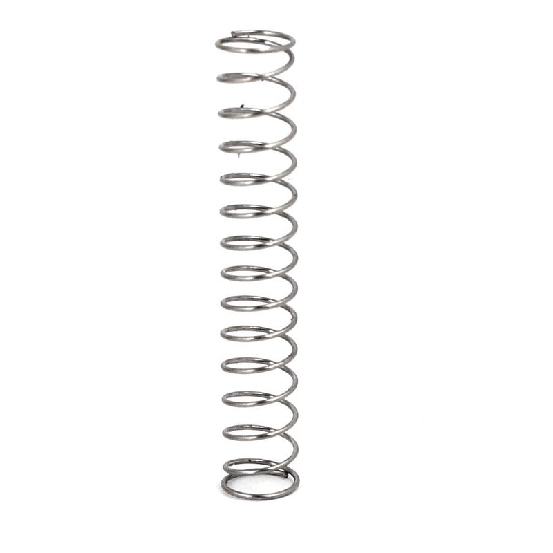 uxcell Compression Spring,304 Stainless Steel,4mm OD,0.3mm Wire Size,25mm Free Length,Silver Tone,20Pcs