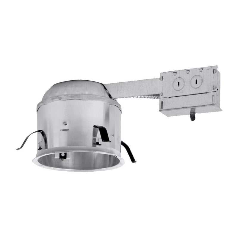 HALO H27RICAT Recessed Lighting Remodel IC Air-Tite Shallow Housing, 6", Aluminum 1 Count (Pack of 1)