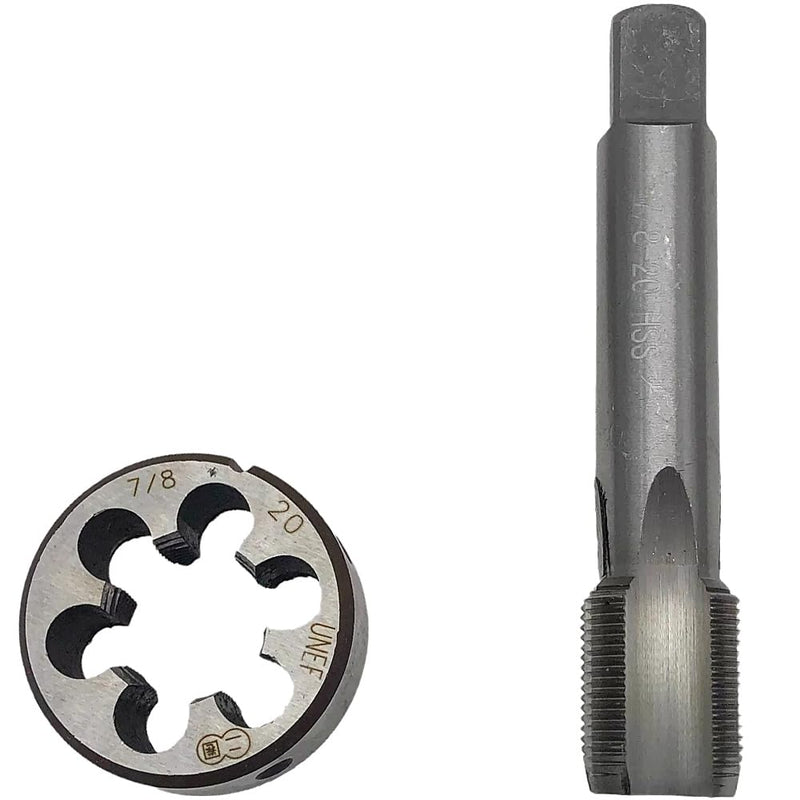 7/8X20 Tap Die Set RH Right Hand Tool 7/8-20 Metric 7/8 x 20 Round 7/8-20 | Straight Fluted Machine Threading