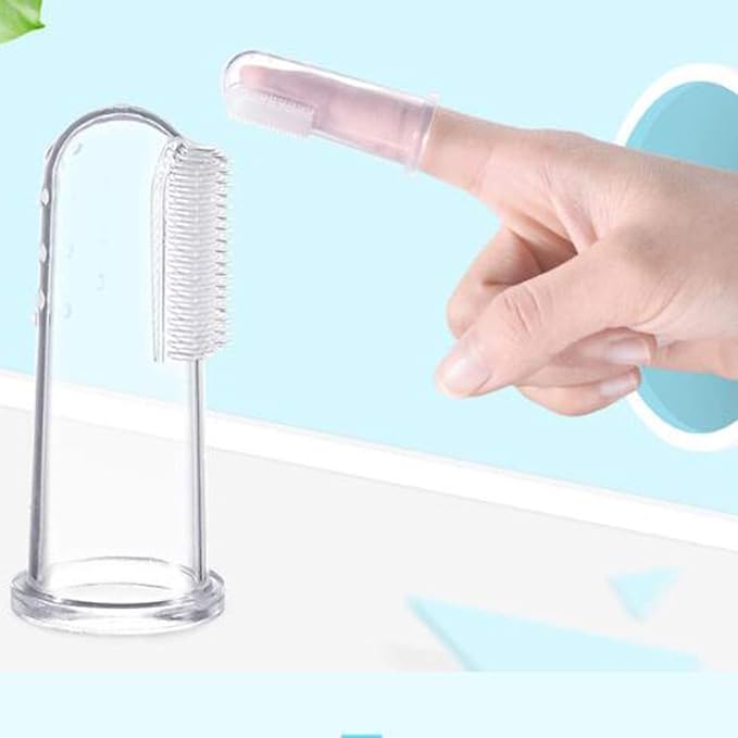 HJ Baby Finger Toothbrush for Kids Toothbrush Baby Care Silicone Soft Nursing Elderly (40 Pack) - NewNest Australia