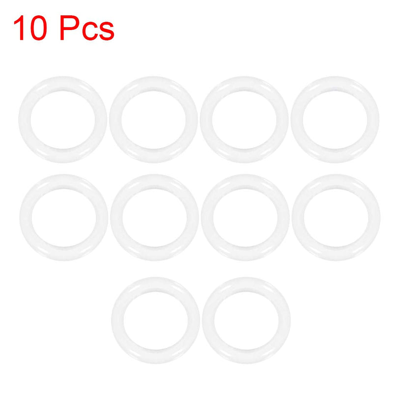 uxcell Silicone O-Ring, 23mm OD, 17mm ID, 3mm Width, VMQ Seal Rings Gasket, White, Pack of 10 17mmx23mmx3mm