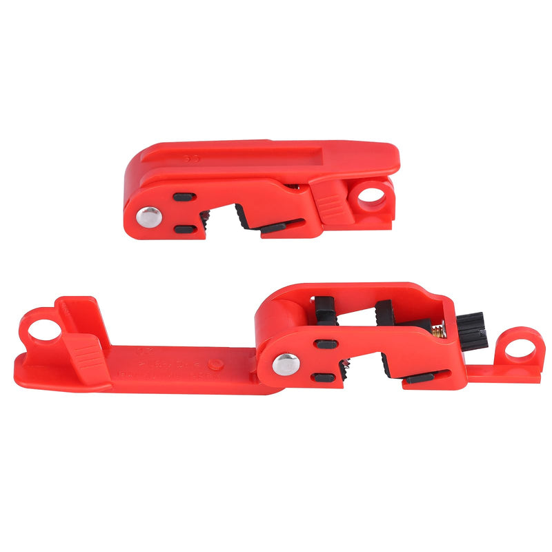 Circuit Breaker Lockout, Lockout Tagout Breaker Lock for Standard Single and Double Toggles, Pack of 12 12pcs (for Standard & Double Toggles)