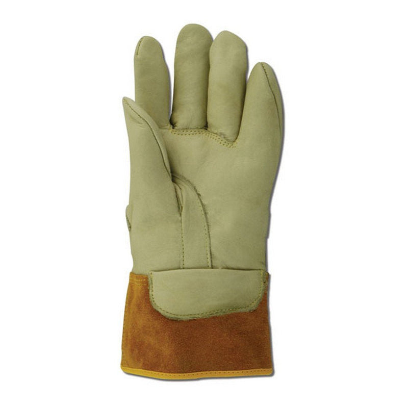 MAGID Leather Lineman Electrical Protector Work Gloves, 1 Pair, Size 10, 60611PS10, For Use With Rubber Insulated Gloves, Tan Size 10 (Pack of 1)