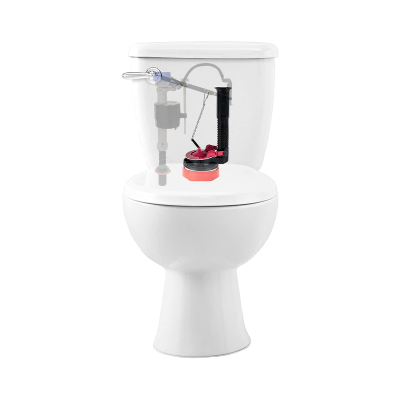 Fluidmaster K-540A-015 Universal 3-Inch Toilet Flush Valve Repair Kit with Toilet Tool Multicolor No Size