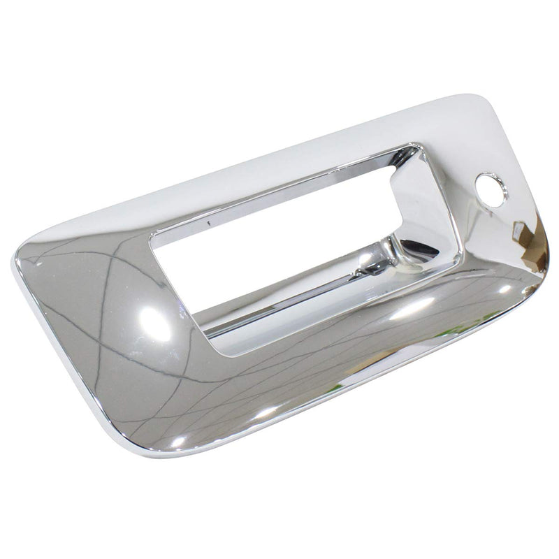NewYall Pack of 4 Chrome Exterior Outside Outer Door Handle and 2 Upper Half Mirror and Trunk Liftgate Tailgate Handle Cover for Chevrolet Silverado 2007-2014