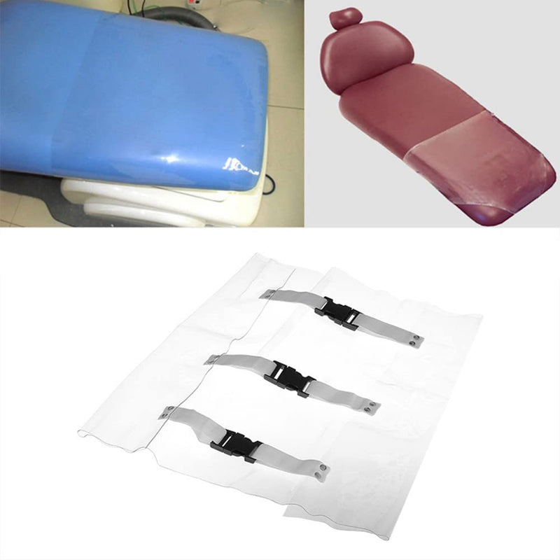 Dental Chair Foot Cover Pad, Plastic Washable Clinic Unit Protector, Transparent Dustproof Mat