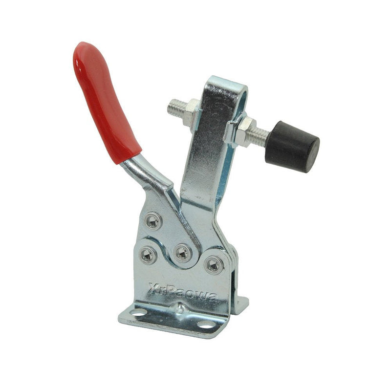 4 PCS Toggle Clamp 201B Hand Tool 198Lbs Holding Capacity Antislip Horizontal Quick Release Heavy Duty