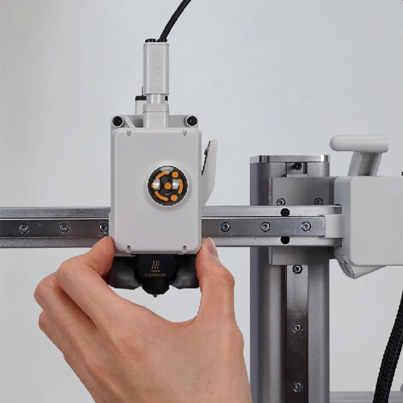 A1 Mini/A1 Hotend 0.2MM Print Head Kit Hot End Upgrade High-Temperature Heated Extruder with Extra 0.4MM 0.6MM Harened Steel Nozzle Wrench Tool for Bambu Lab 3D Printer Accessories 0.2MM A1/A1 Mini Hotend