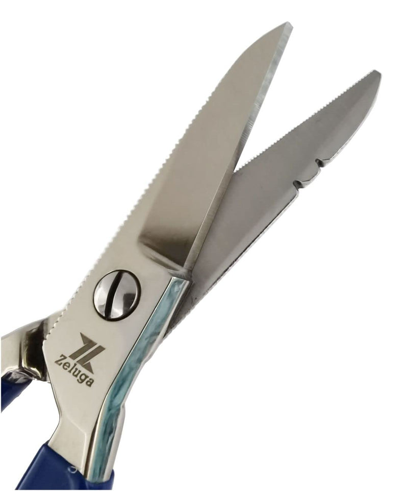 12-229 5in. Heavy Duty Stainless Steel Electrician's Scissor with Ergonomic Handle Classic with Ergonomic Handle