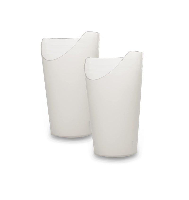 PEPE - Nosey Cups for Adults (x2 Units), Cut Out Cup for Elderly, Dysphagia Cups for Adults, Cut Out Drinking Cup, Hospital Cup for Elderly, Nosey Cups for Disabled