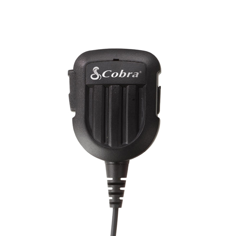 Cobra Shoulder Speaker Microphone - Speaker Mic with Push-to-Talk Button for Cobra Two-Way Radios with 2.5mm Plug