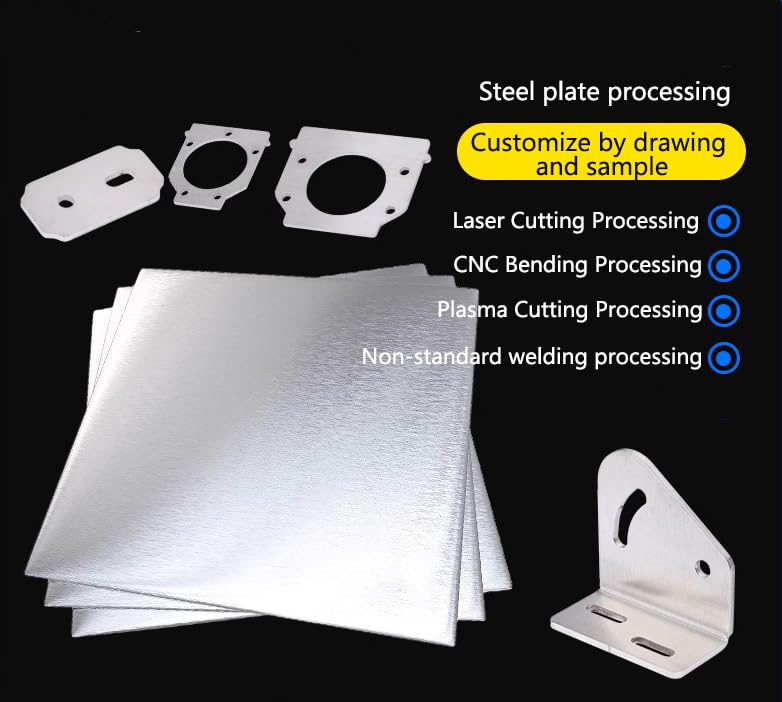 304 Stainless Steel Sheets, 304 Stainless Plates 1pcs/Package 0.2" x 6" x 6", Thickness 0.2"/5mm, W*L=6" x 6"/150x150mm. Width*Length=6inch/150mm * 6inch/150mm Thickness:0.2inch/5mm