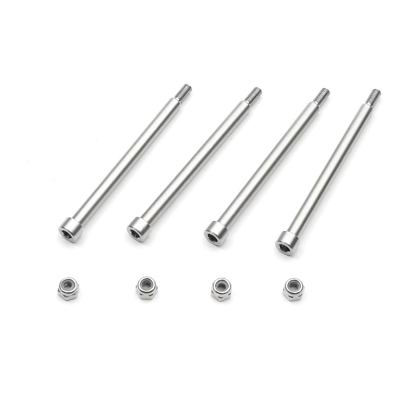 4X Threaded Hinge Pin 4x56mm for X-MAXX 8S 77086-4 XRT 8S 78086-4 Upgrade Parts