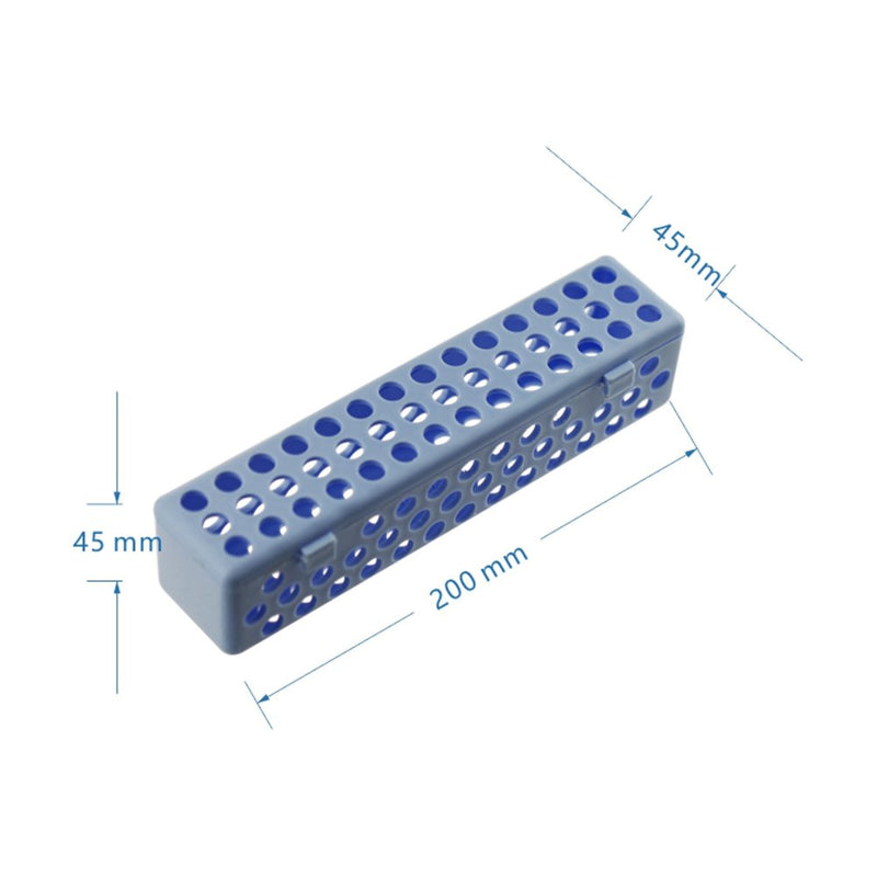 Sterilization Case Dental Instrument Sterilizing Tray Container Sterilization Plastic Cassette (Pink) pink