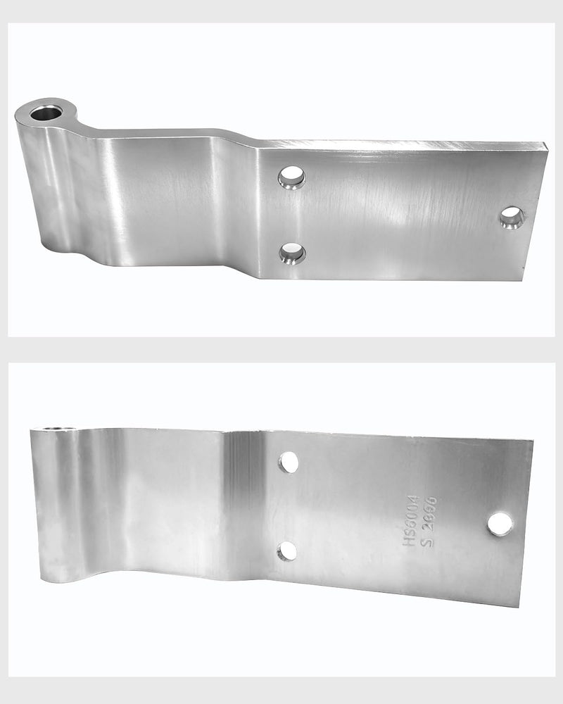 HS6004 S2666 Commercial Vehicle Three-Hole Door Hinge - 9.5x3x1.97in, Φ0.51, Heavy-Duty Steel, for Trucks & Buses - Durable & Precision-Made（1-piece Set） HS60 4-hole 1