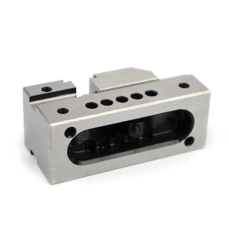 1'' Precision Grinding Screwless Mini Insert Vise | Toolmaker Steel Compatible withCNC Milling, Drill Press, and Worktable (1") 1"