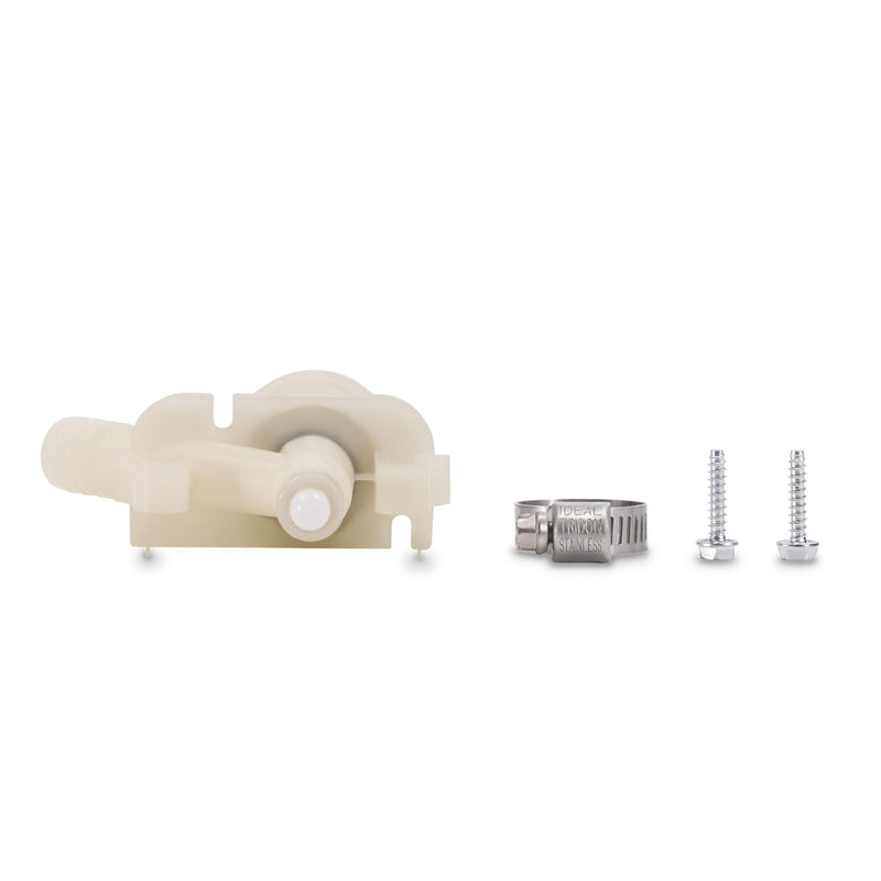 Dometic 385311641 Genuine OEM Water Valve Kit | 300 310 320 400 410 420 Dometic and Sealand Toilets | Includes Hose Clamp and Fasteners | White Compact Kit for Efficient Repair and Replacement
