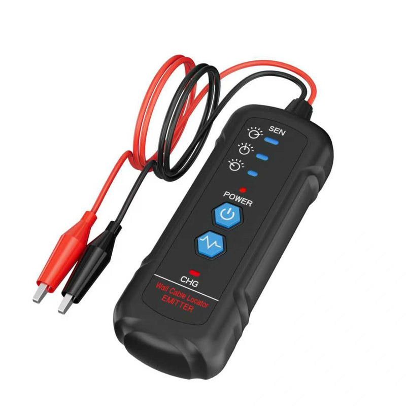 Underground Wire Locator and Cable Tracker Kit, Dog Fence Wire Break Locator Buried Wire Locators Professional Wire Finder with Signal Detector, Carrying Case and Accessories